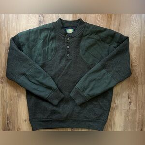 Cabela’s Extreme Cold 100% Wool Lined Hunting Outdoor Workwear Sweater XL